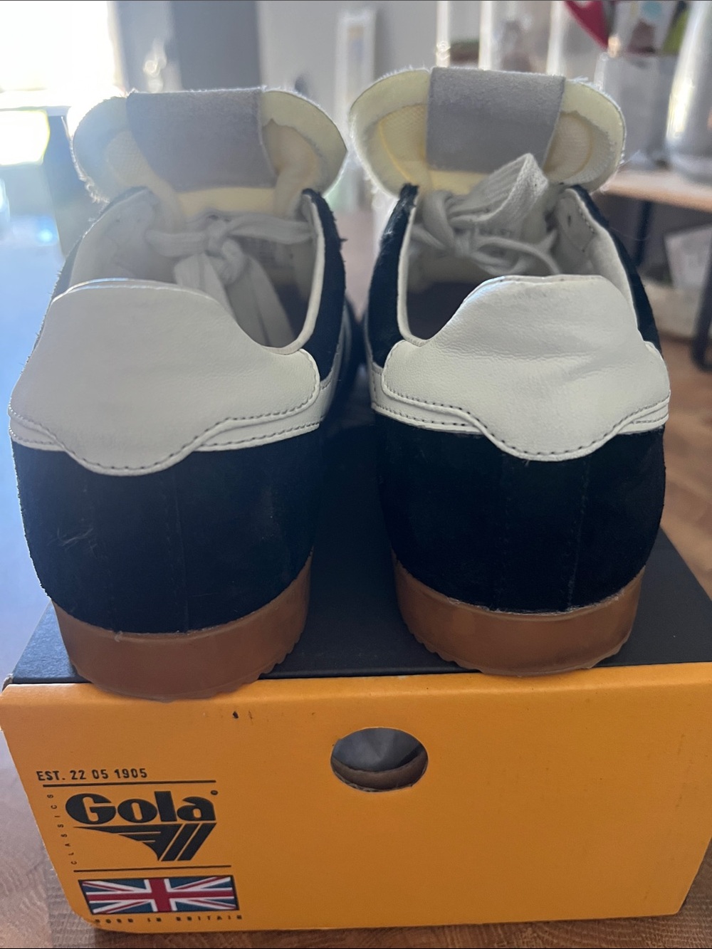 Gola Elan sneakers in Black suede - Picture 3 of 5